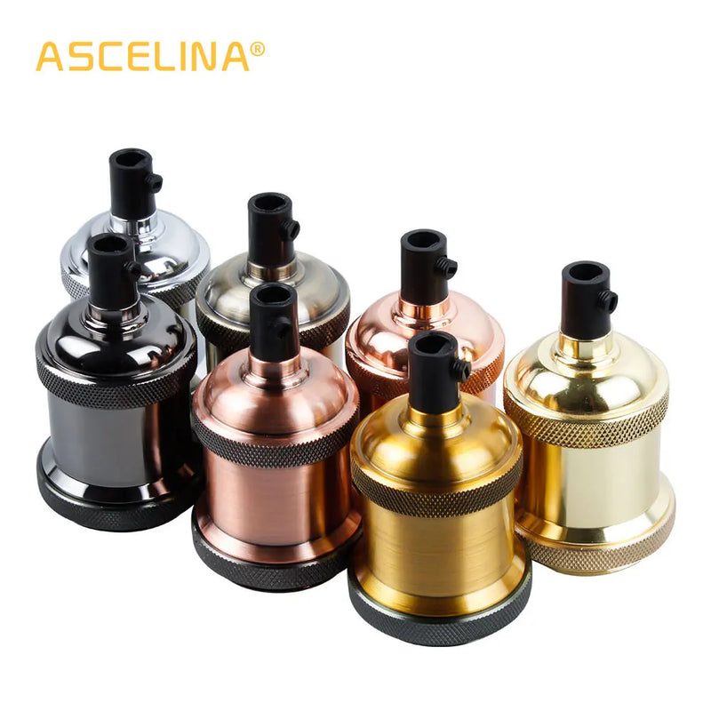 Afralia™ Retro Industrial Aluminum Pendant Light Fixture E27 Base Edison Lamp Socket