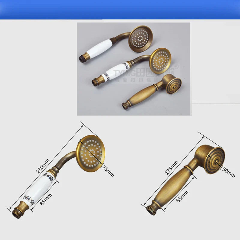 Afralia™ Brass Handheld Shower Head for Bathroom is the updated product title.