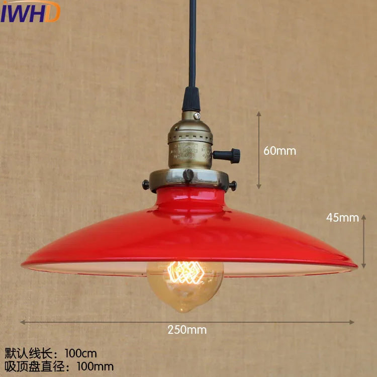 Afralia™ Vintage Pendant Lights - Retro Edison Style Industrial Lamp Fixtures