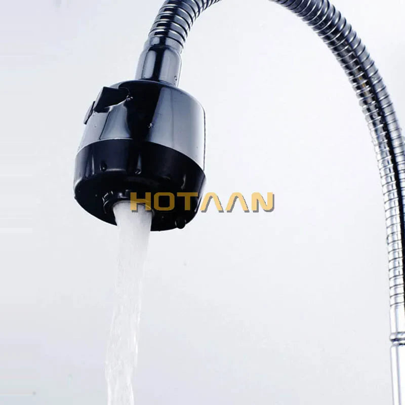 Afralia™ Dual Hole Brass Chrome Kitchen Sink Tap Mixer