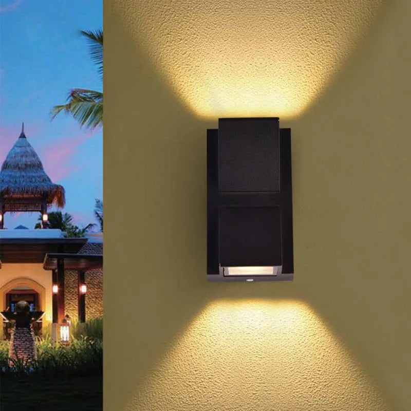 Afralia™ LED Wall Lamps: Modern, Creative, Waterproof for Outdoor Courtyard, Gate, Terrace, Garden.