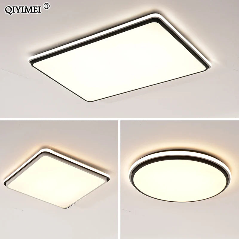 Afralia™ LED Ceiling Lamps: Modern Dimmable Lights for Living Room, Dining Room, Bedroom