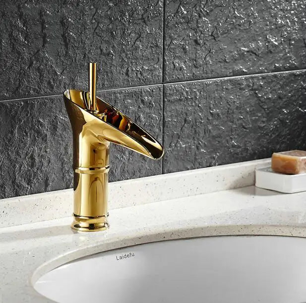 Afralia™ Crystal Wine Glass Basin Faucet in 5 Elegant Finishes