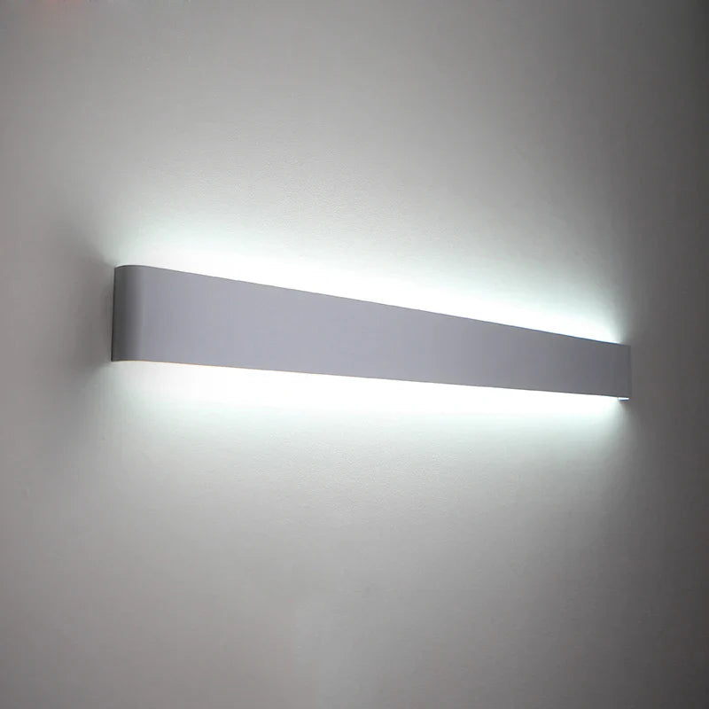 Afralia™ LED Aluminum Wall Lamps: Modern Minimalist Design, 6W/14W Bedroom & Bathroom Indoor Lighting