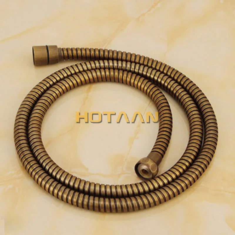 Afralia™ Brass Hand Shower Set with Hose Pipe & Holder
