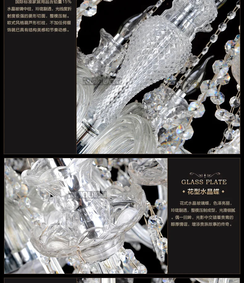 Afralia™ Luxury Crystal Chandelier Stair Lights Fixture Modern K9 Hotel Lobby Lamps