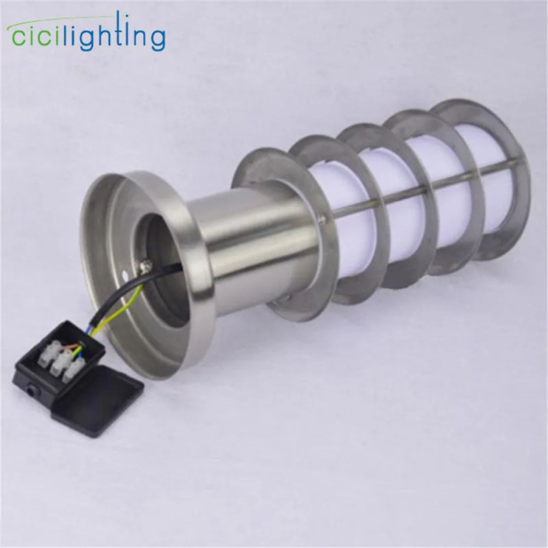 Afralia™ Stainless Steel Outdoor Waterproof Path Light with Acrylic Shade