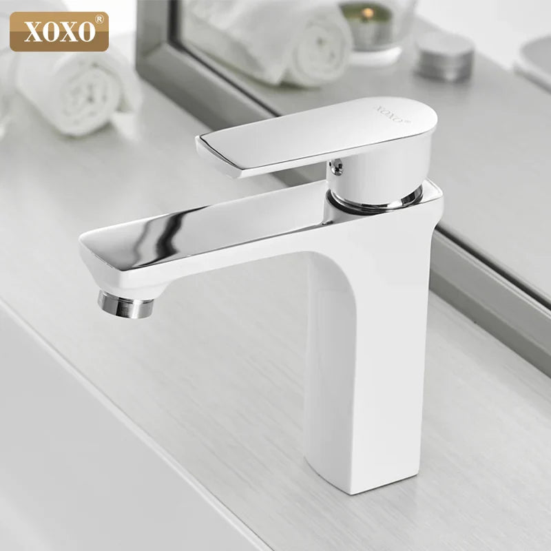 Afralia™ Green Water Basin Faucet, Single Hole Bathroom Mixer in Fashionable Bronze Style