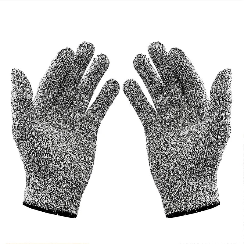 Afralia™ Cut-Proof Stainless Steel Mesh Safety Gloves for Kitchen Butchery & Work