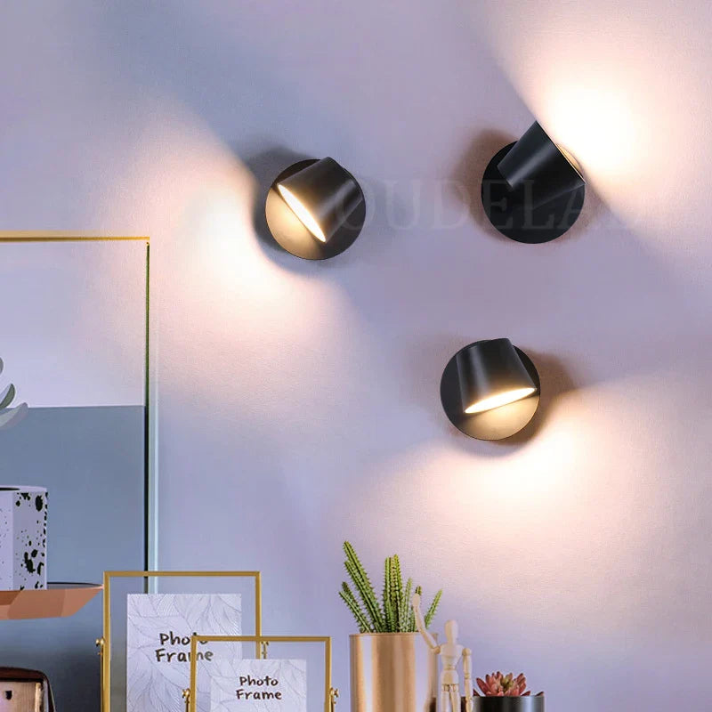 Afralia™ LED Wall Lamp for Bedroom Bathroom Living Room Decor