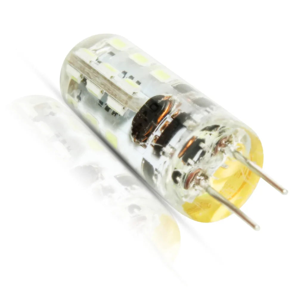 Afralia™ G4 LED Spotlight Bulb 2W Crystal Lamp 12V 3014 SMD - Pack of 20