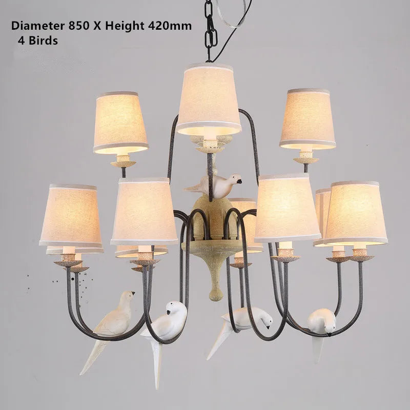 Afralia™ Bird Lamp: Industrial Pendant Lights for Kitchen Island, Living Room, Bedroom & Restaurant