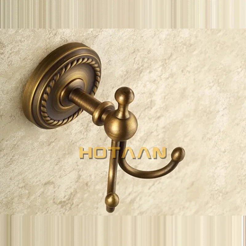 Afralia™ Brass Wall Hooks & Racks, Clothes Hanger, Towel Coat Robe Hook, Bathroom Accessories