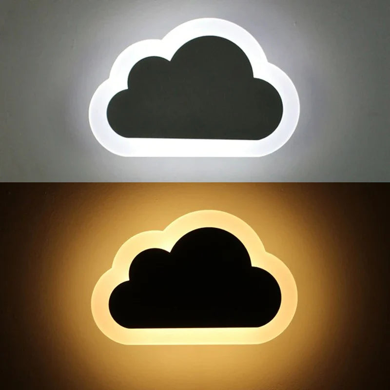 Afralia™ Acrylic Clouds LED Wall Light for Modern Home Decor and Bedroom Lighting