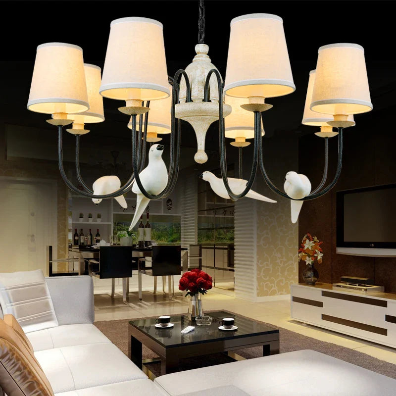 Afralia™ Bird Lamp: Industrial Pendant Lights for Kitchen Island, Living Room, Bedroom & Restaurant