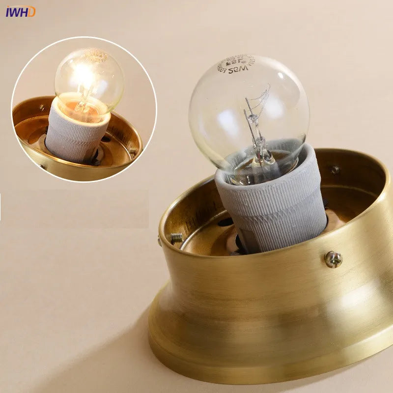 Afralia™ LED Copper Ceiling Light Modern Kitchen Hallway Luminaria Balcony Porch Lighting