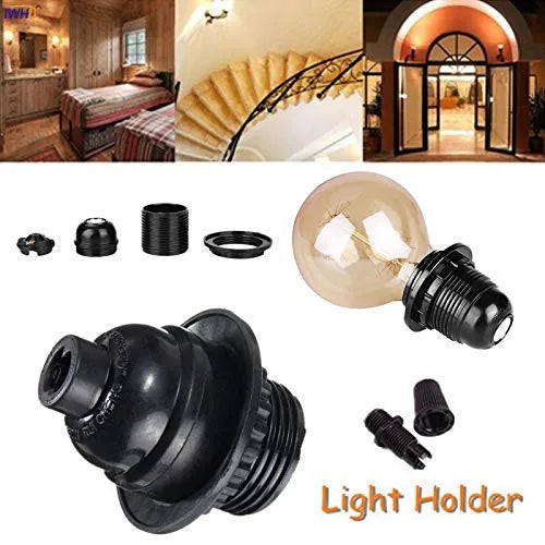 Afralia™ E27 Socket Bulb Holder with Switch for Light Bulbs - Homekit Compatible
