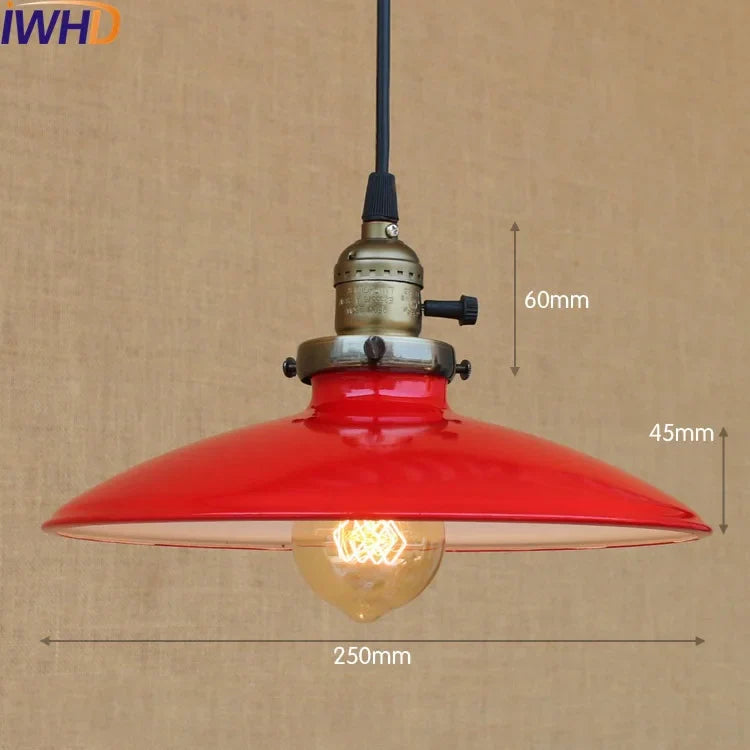 Afralia™ Vintage Pendant Light | Retro Home Lighting Fixture for Dinning Room | Edison Style Fixture