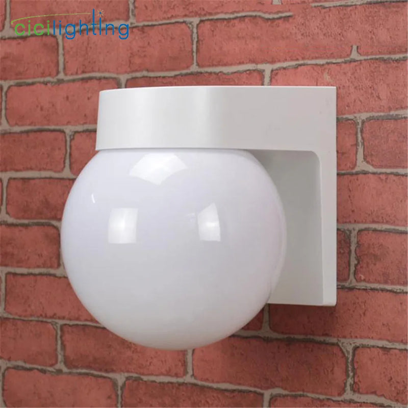 Afralia™ Black White Outdoor Porch Light, Modern Loft Design, Up Down Wall Lamp