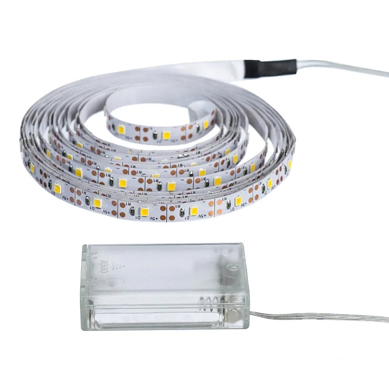 Afralia™ LED Strip Light SMD2835 50cm-5M Flexible Ribbon Tape White/Warm White