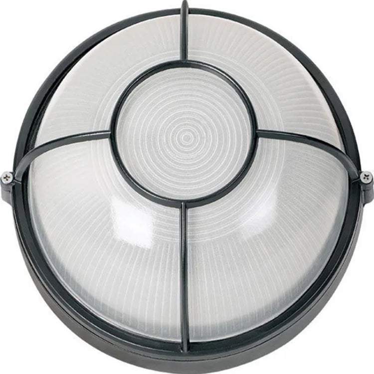 Afralia™ Vintage Round Glass LED Ceiling Light Fixture for Bedroom & Living Room