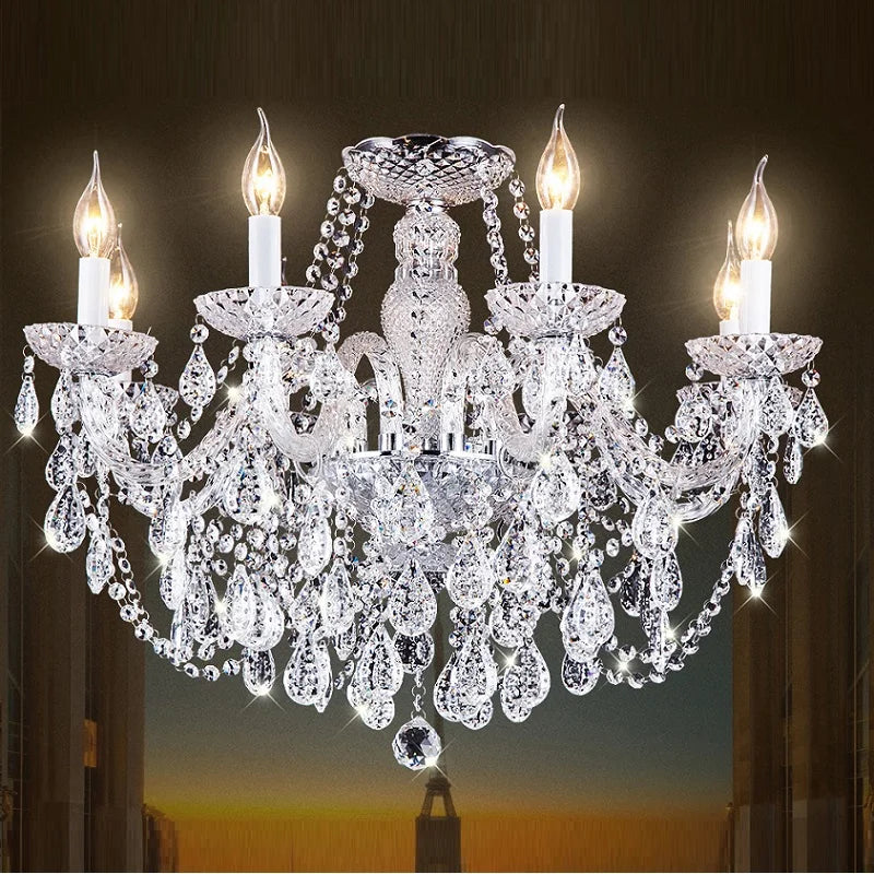 Afralia™ Crystal Chandeliers: Modern Luxury Lighting for Home Decor - AC110V/220V