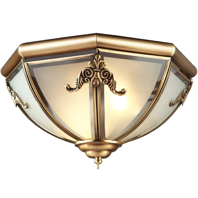 Afralia™ Copper Ceiling Light for Balcony, Garage, Staircase & Storage Room