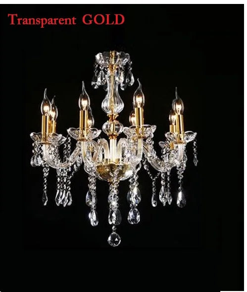 Afralia™ Crystal Chandelier LED Ceiling Pendant Lamp Fixture for Modern Indoor Decor