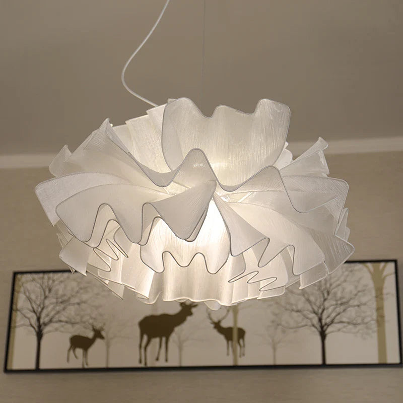 Afralia™ White Yarn Pendant Lights - Romantic Nordic Luminaria for Bedroom and Wedding Room