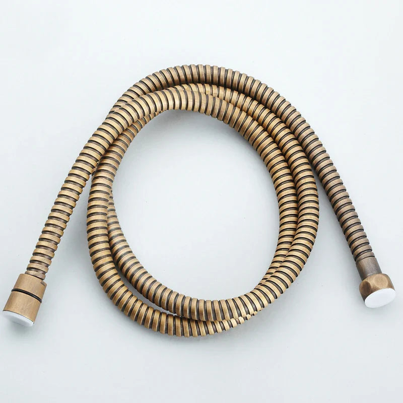 Afralia™ Antique Brass 59" Hand Shower Hose Flexible Pipe 150cm