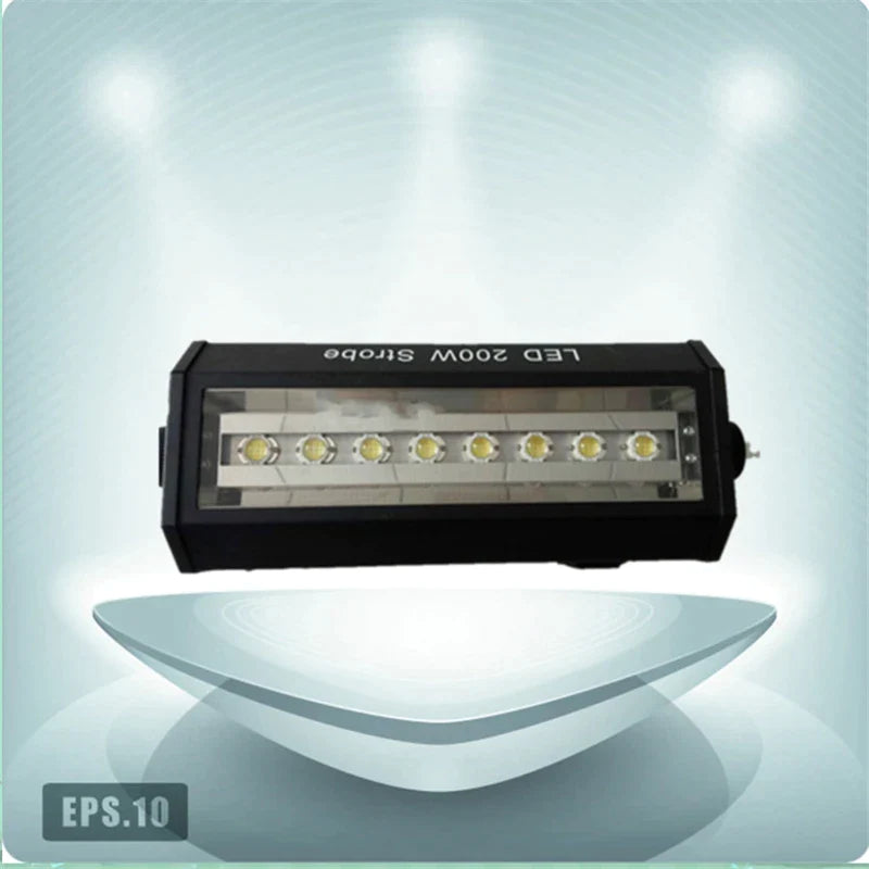 Afralia™ 200W LED Strobe Light: Party Disco DJ Bar Flash Show Lighting