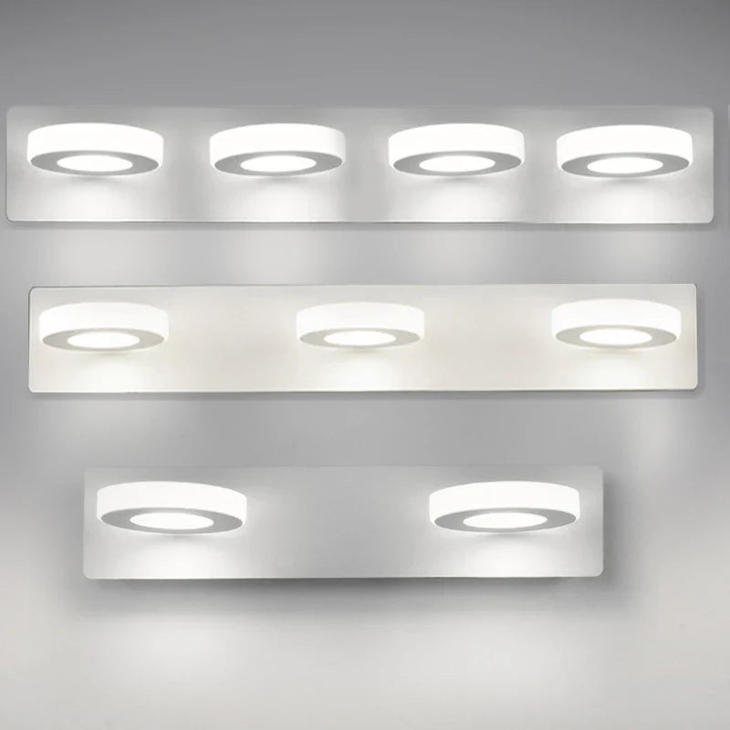 Afralia™ LED Mirror Light: Modern Bathroom Lamp with Acrylic Wall Lamps - Indoor Lighting Fixtures