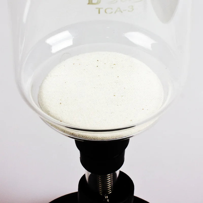 Afralia™ Eco-friendly Flannel Cloth Coffee Maker Filters 10pcs/Pack Siphon Pot