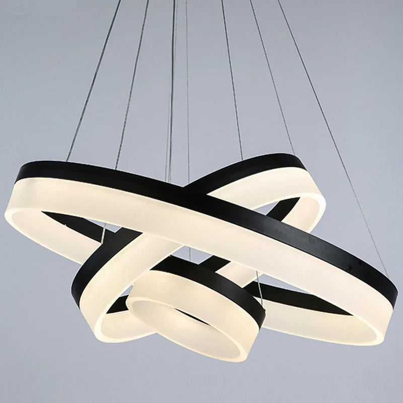 Afralia™ LED Ring Pendant Light Fixture for Living Room Dining Room Lighting