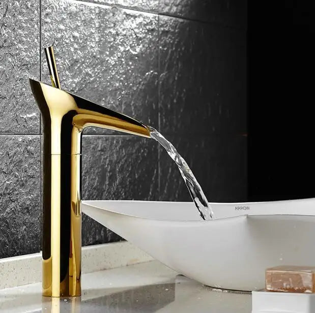 Afralia™ Crystal Wine Glass Basin Faucet in 5 Elegant Finishes