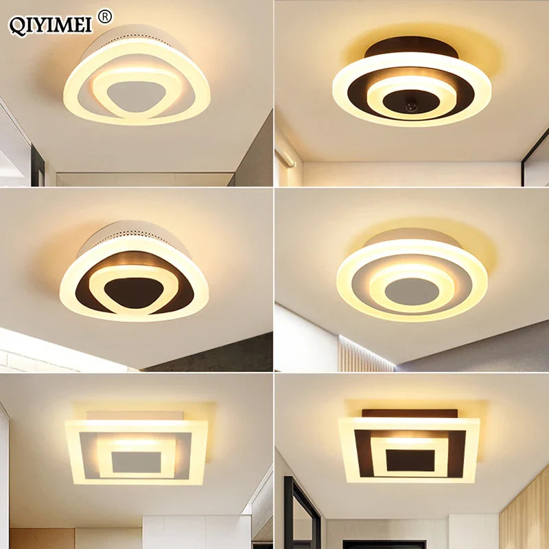 Modern LED Ceiling Light by Afralia™ for Bathroom Living Room - Home Decorative Lighting