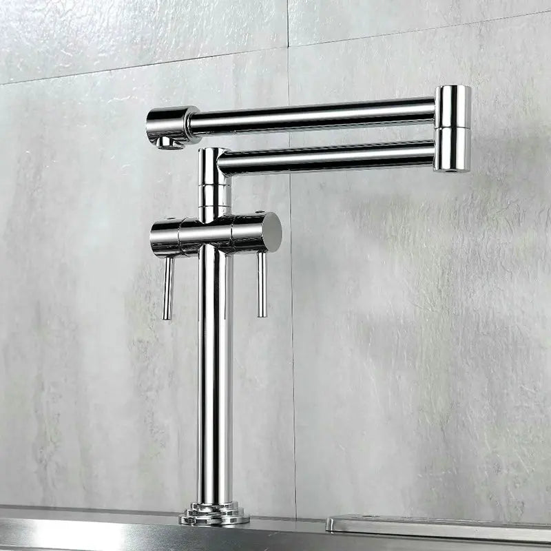 Afralia™ Kitchen Faucet: Solid Brass Deck Mounted Sink Mixer in Multiple Finishes