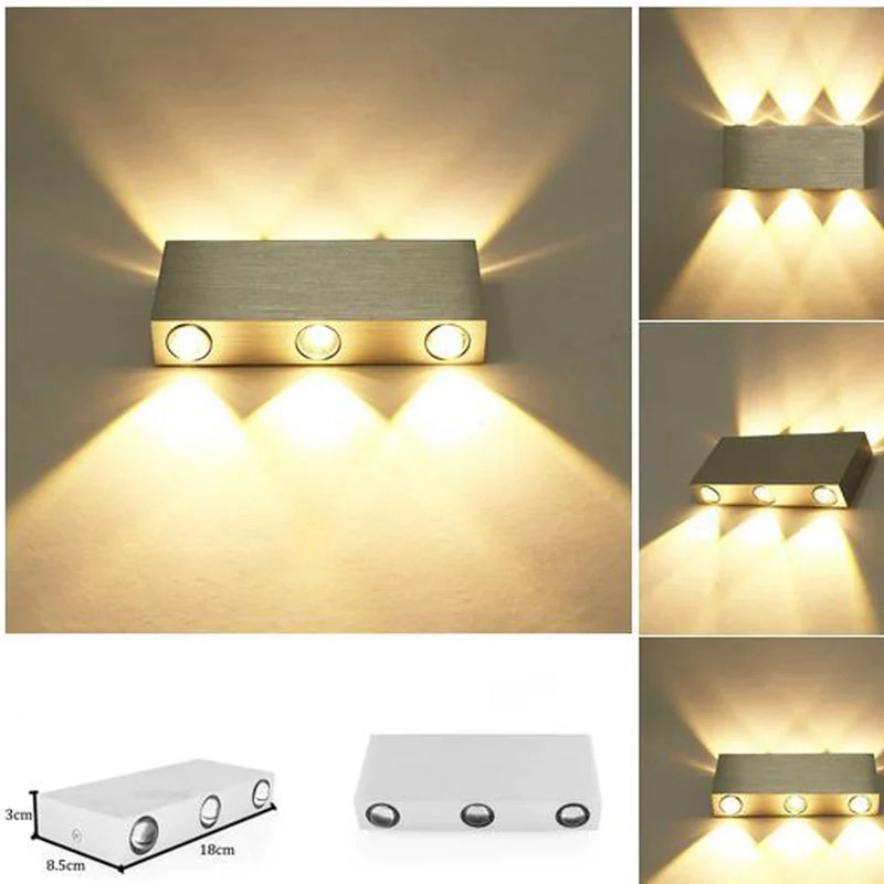 Afralia™ Modern Led Wall Lamp Sconces Indoor Stair Light Fixture for Bedroom Living Room