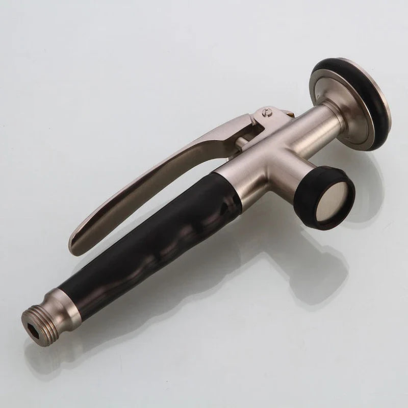 Afralia™ Brass Kitchen Sprayer Head with Lock in Chrome/Brushed Nickel Finish