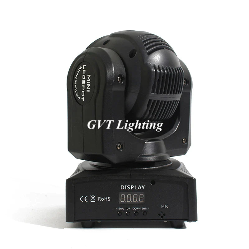 Afralia™ Mini LED Moving Head Spot Beam Stage Light with RGBW 4 in 1 & RGB 3 in 1 Strip