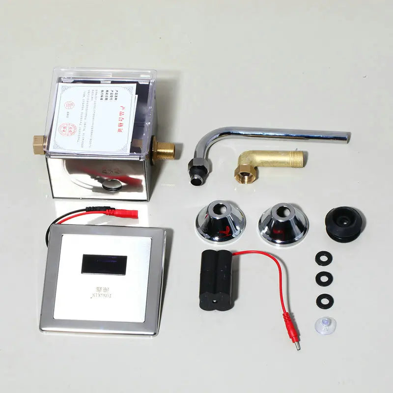 Afralia™ Sensor Urinal Automatic Flush Valve Wall Mounted Touch Faucet for Bathroom