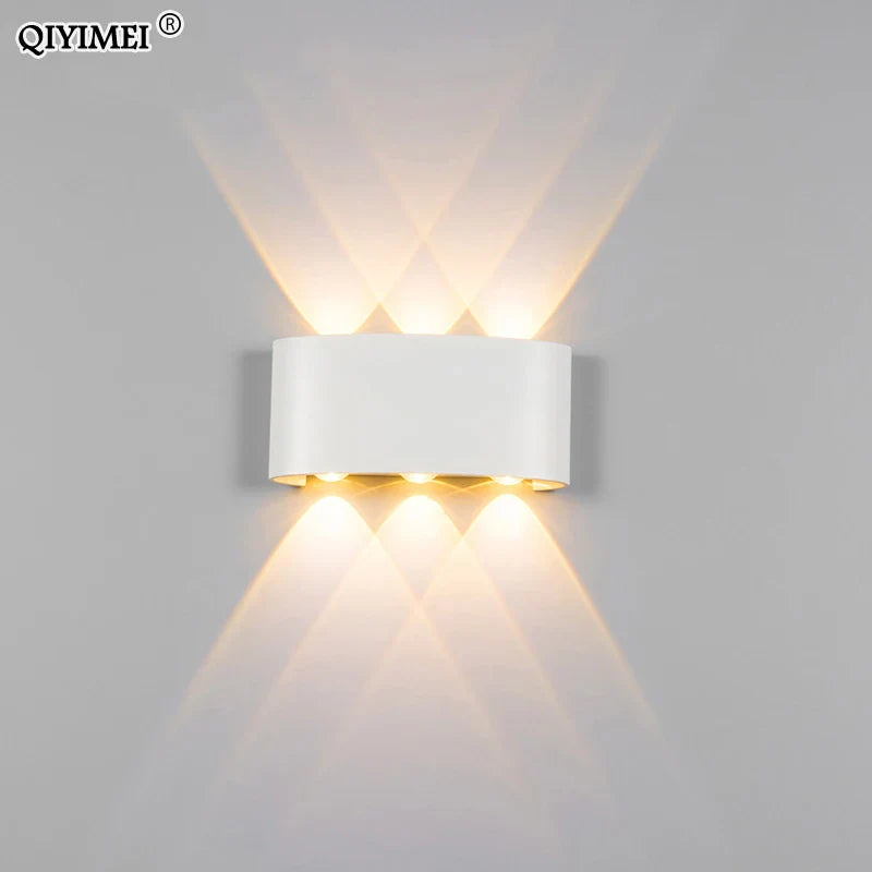 Afralia™ Aluminum Wall Lamps: Bedside & Living Room Lighting Fixture, Warm/Cool Light, AC85-260V