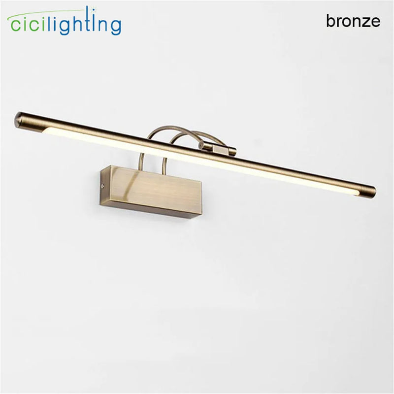 Afralia™ LED Vanity Light for Bathroom Mirror Front Lights, Modern Art Decor, 45-75cm