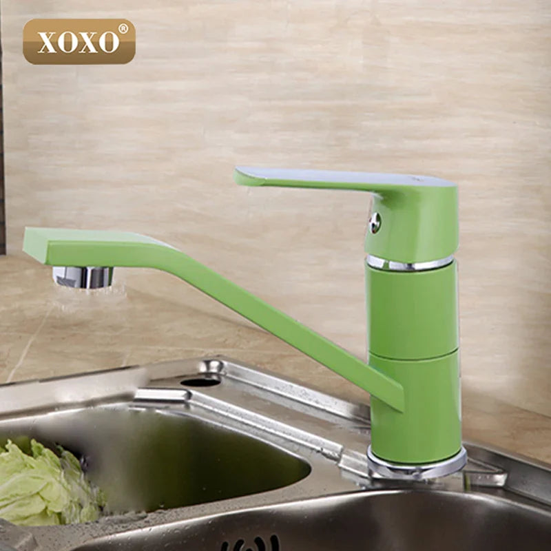 Afralia™ Modern Kitchen Shell Crane Mixer Tap 360° Rotation Cozinha Shell Bibcock