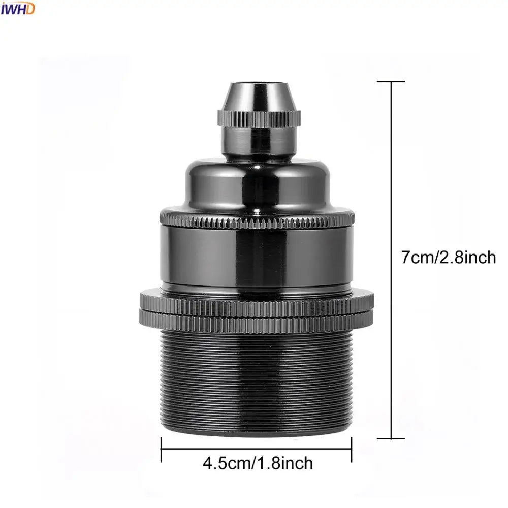 Afralia™ Vintage E27 Socket Lamp Holder 10 pcs Set - Aluminum Light Bulb LED Homekit