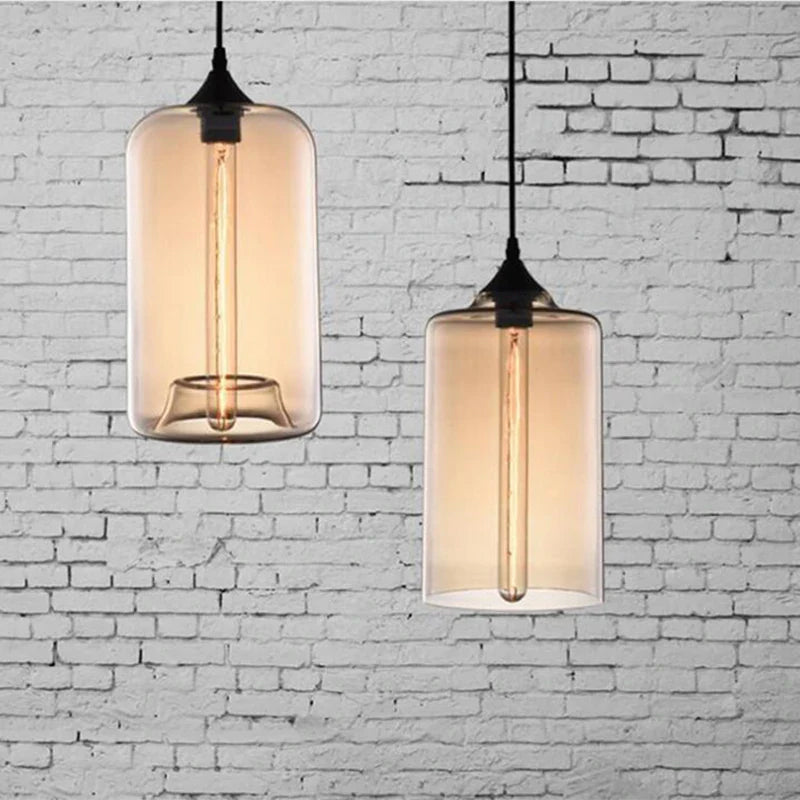 Afralia™ Glass Bowl Pendant Lights: Modern Colorful E27 Hanging Lamps for Kitchen, Living Room, Bedroom.