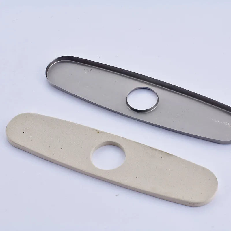 Afralia™ 9.6-Inch Kitchen Sink Faucet Hole Cover Deck Plate Kitchen Bathroom Accessory