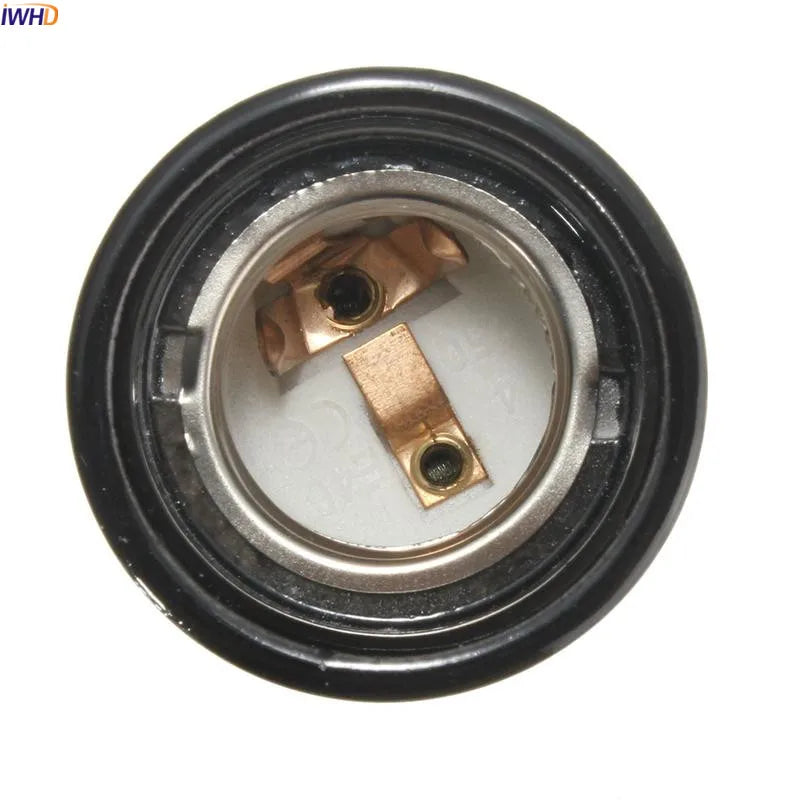 Afralia™ Ceramic E27 Socket Bulb Holder Vintage Fitting Base UL CE