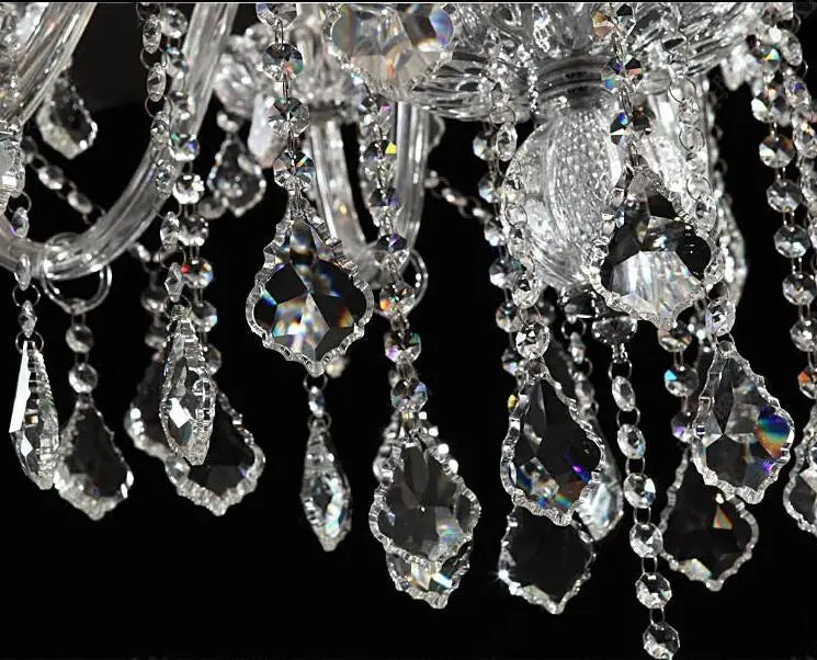 Afralia™ Hand Blown Crystal Chandelier Light Modern Large Cristal Lustre