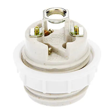 Afralia™ Ceramic E27 Lamp Holder: 110-220V Bulb Socket Light Base, DIY Fitting
